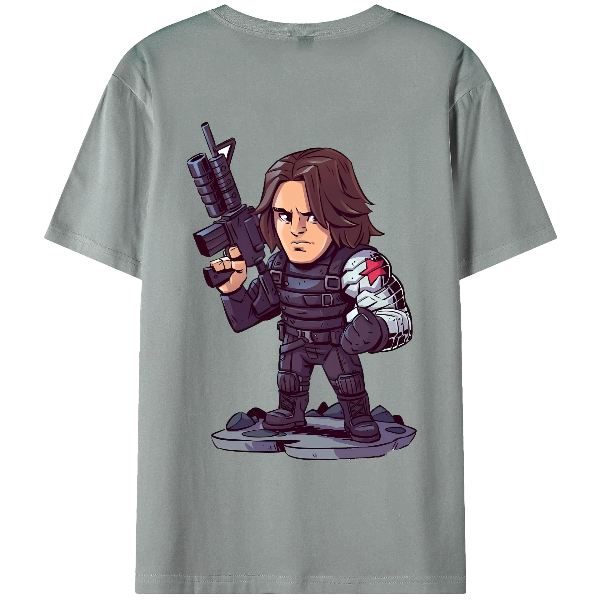 （画像用） アベンジャーズ The Avengers 綿100％ メンズ半袖Tシャツ（バックプリント） 通気性